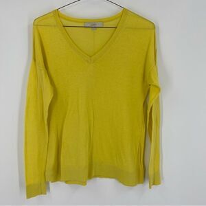 LOFT Women’s V Neck Long Sleeve Lightweight Thin Sweater size S
